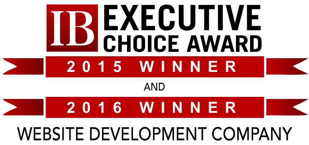 Tingalls Graphic Design wins InBusiness Magazine's Executive Choice Award for Best Website Development Company 2015 and 2016