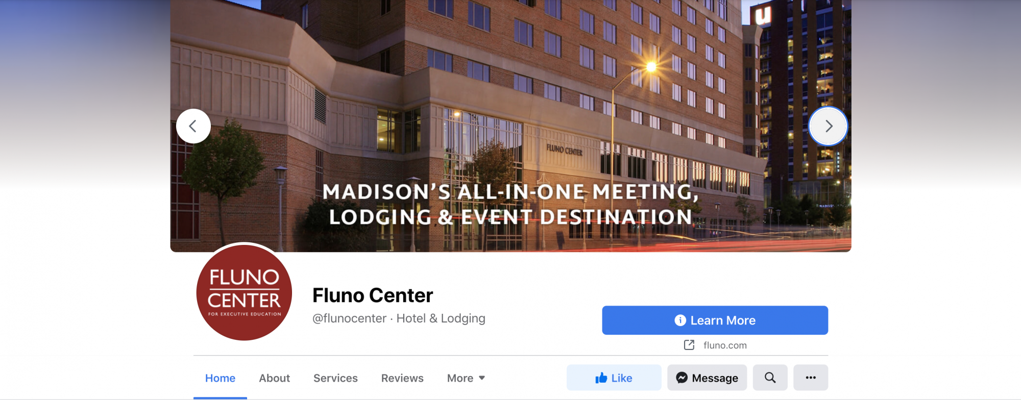 Fluno Center Facebook cover image 2