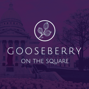 gooseberry on the square logo design