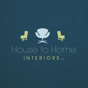 house to home interiors logo design
