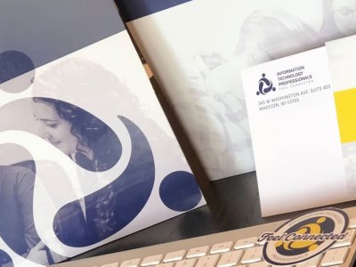 Information Technology Professionals print collateral design