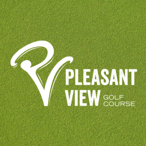 pleasant view golf course logo design