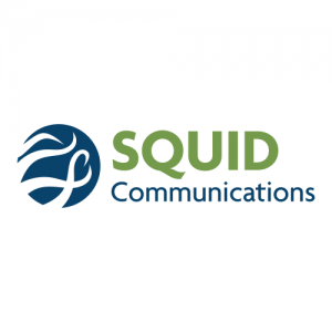 squid communications logo design
