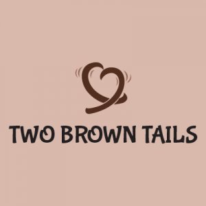 two brown tails logo design