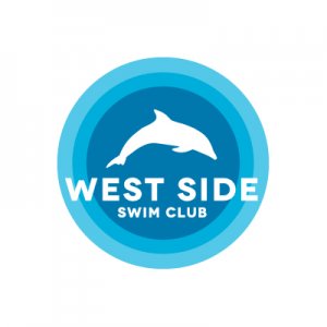 west side swim club logo design