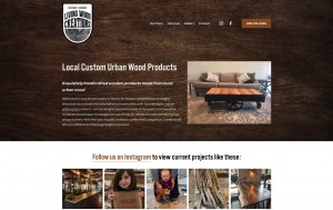 Squarespace website design by Tingalls for Living Wood Creations