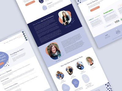 Subpage Design for Dane Dental