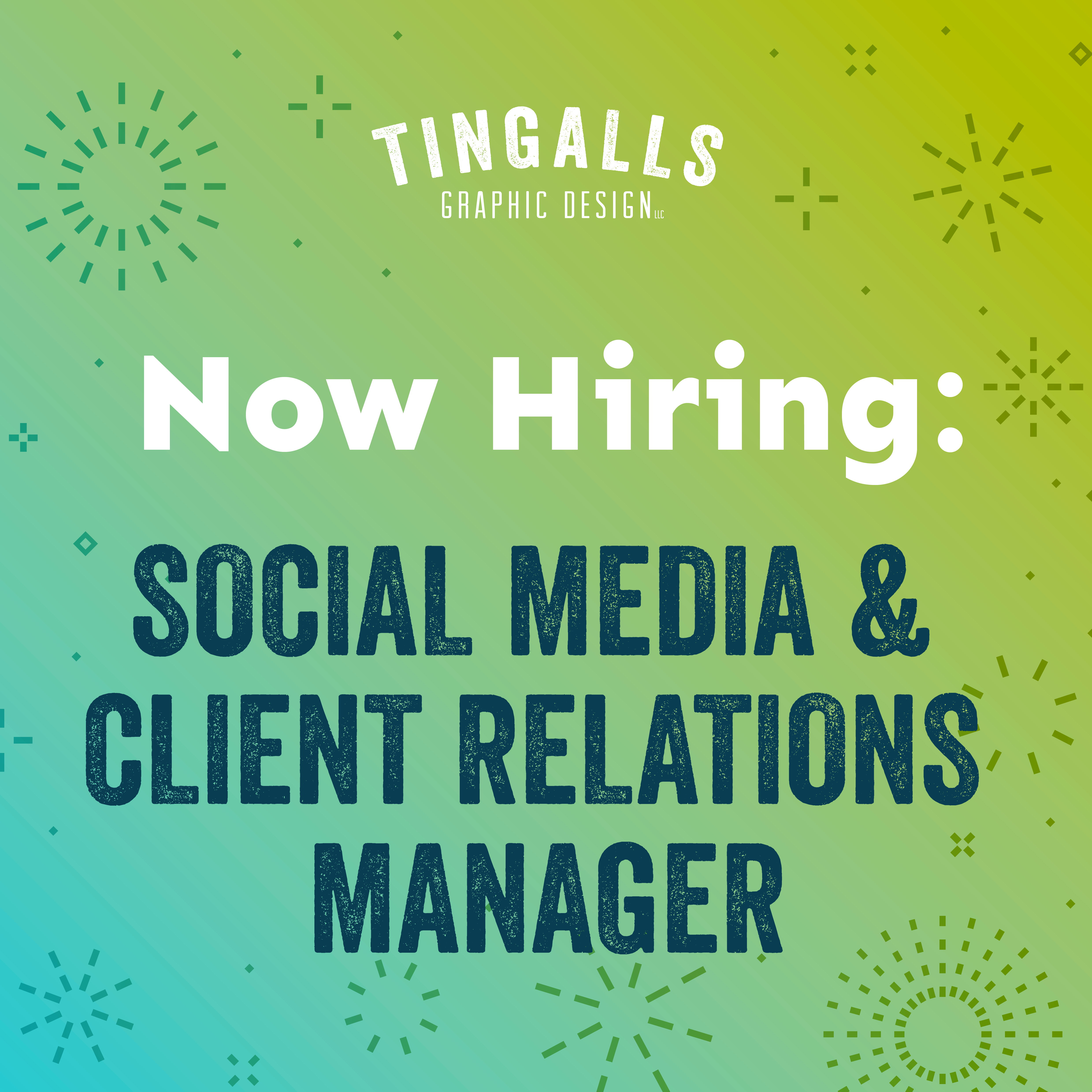 tingalls now hiring social media content creator and client relations manager