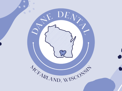 Dane Dental badge style logo