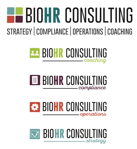 BioHr Consulting logo design