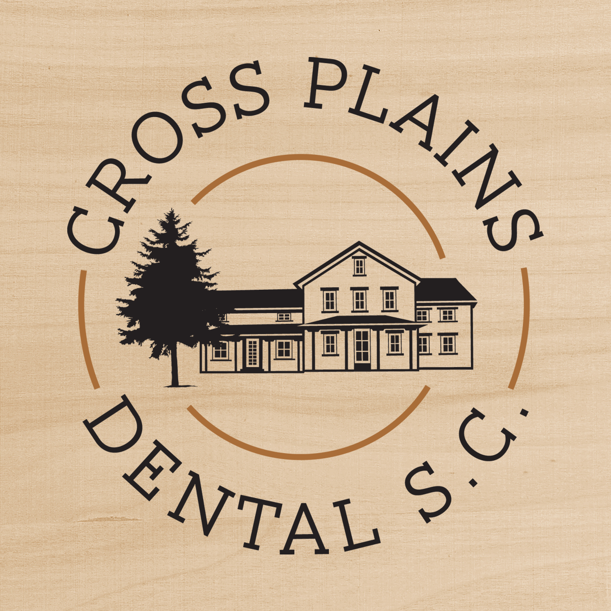 Cross Plains Dental Logo by Tingalls in Madison, WI