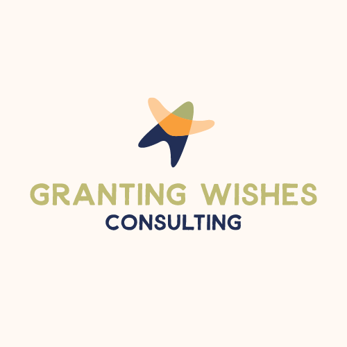 granting wishes consulting for nonprofits logo design by tingalls graphic design