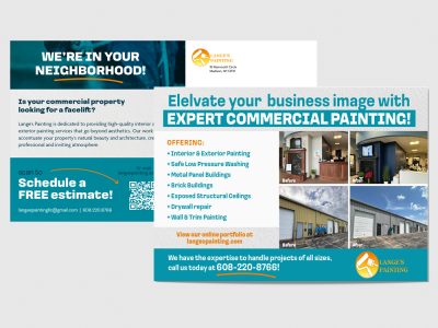 Commercial Painting every door direct mailer