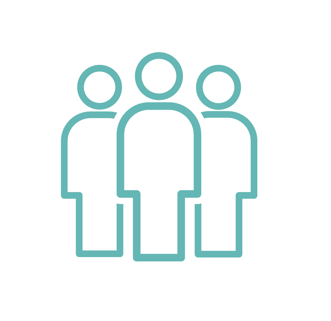 Icon of a group of generic people