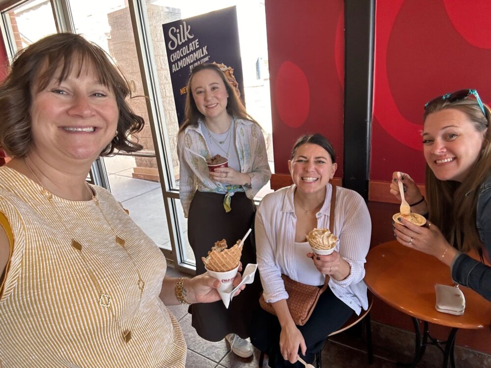 Ice cream break at coldstone