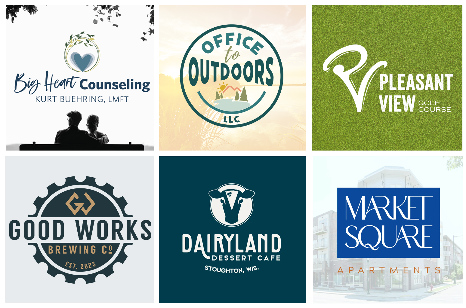Logo design collage by Tingalls
