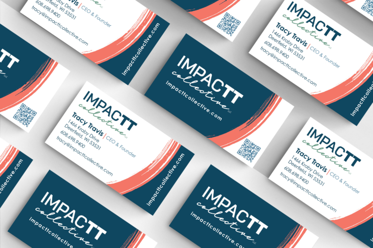 Business card design for ImpacTT Collective llc